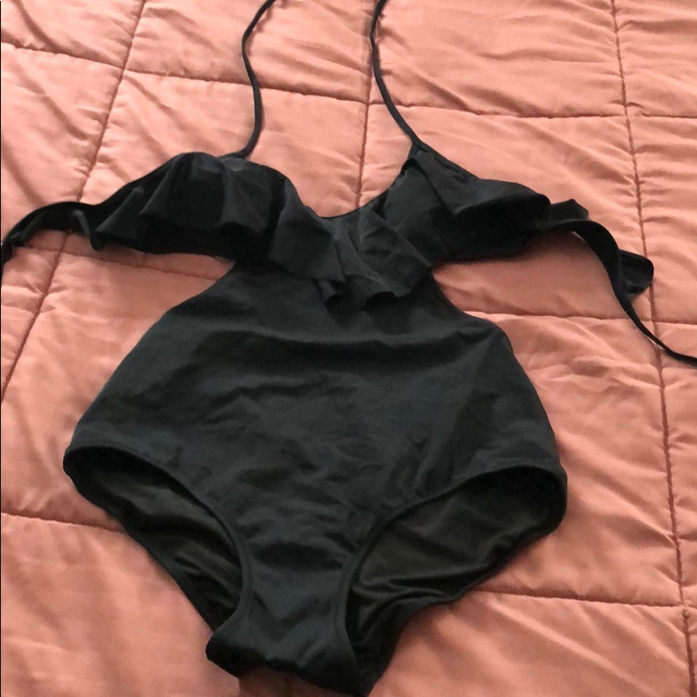 VS black one piece bathing suit!